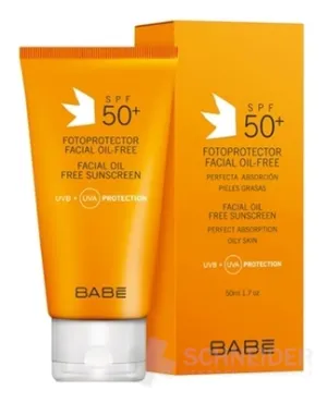 BABÉ SLNKO Opaľovací krém na tvár nemastný SPF 50+