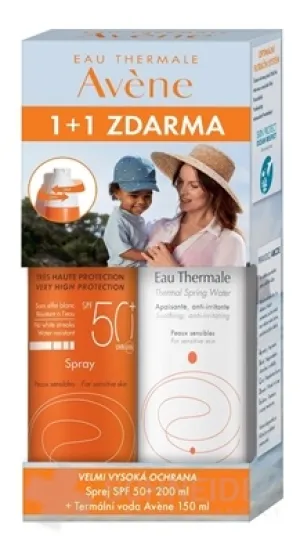 AVENE SPRAY SPF50+ (1+1 zdarma)