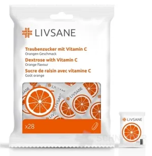 LIVSANE Hroznový cukor s vitamínom C