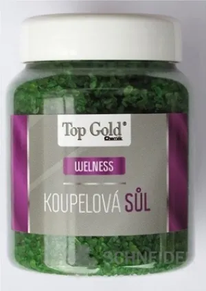 TOP GOLD Konopná kúpeľová soľ