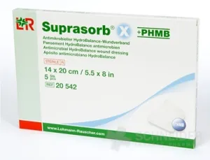 SUPRASORB X KRYTIE NA RANY + PHMB