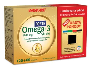 Omega 3 Forte 1000 mg 120+60tob + Test karta pohody