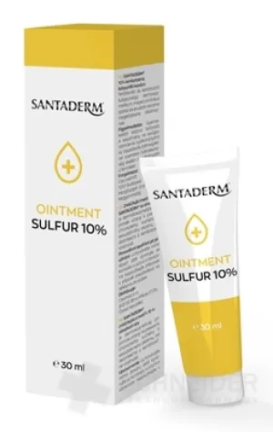 SANTADERM OINTMENT SULFUR 10%