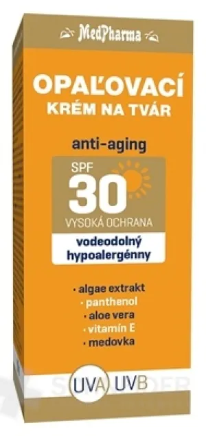 MedPharma OPAĽOVACÍ KRÉM NA TVÁR SPF 30