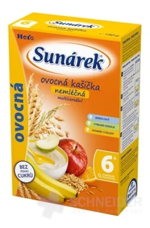 SUNÁREK nemliečna multicereálna kašička