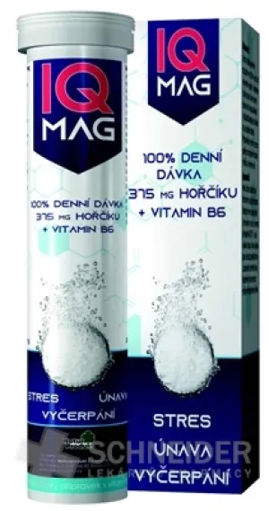 NaturProdukt IQ MAG Horčík 375 mg + Vitamín B6