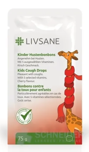 LIVSANE Detské mentolové pastilky