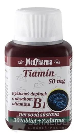 MedPharma TIAMÍN 50 mg (vitamín B1)