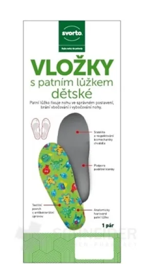 svorto VLOŽKY ortopedické s pätným lôžkom 014