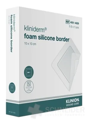 Kliniderm foam silicon border