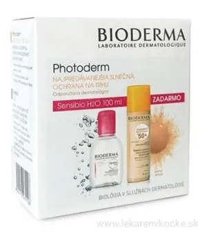Bioderma Photoderm NUDE Touch SPF50+ tmavý 40ml + Sensibio H2O 100ml