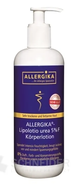 ALLERGIKA LIPOLOTIO UREA 5% F