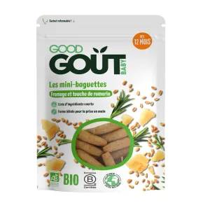 Good Gout BIO Mini bagetky s rozmarínom a syrom