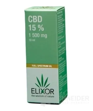 ELIXOR Full Spectrum CBD olej 15%