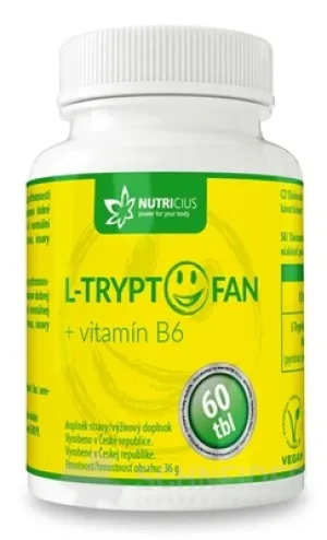 NUTRICIUS L-TRYPTOFAN + vitamín B6
