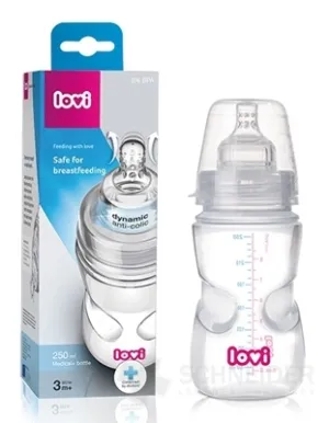 LOVI fľaša Medical+ Aktívne satie Super vent 330ml