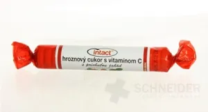 INTACT rolka HROZNOVÝ CUKOR S VIT.C JAHODA
