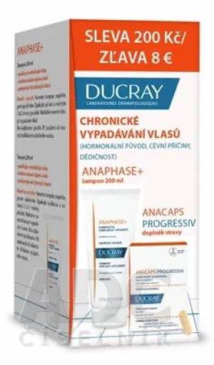 Ducray Anaphase+ šampón 200ml + Anacaps Progressiv 30ks