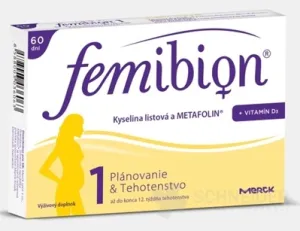 Femibion 1 Kyselina listová a METAFOLIN + vit. D3