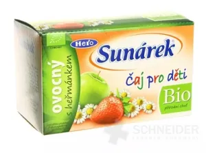 SUNÁREK DETSKÝ ČAJ BIO OVOCNÝ S HARMANČEKOM