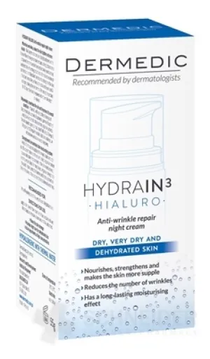DERMEDIC HYDRAIN3 HIALURO NOČNÝ KRÉM