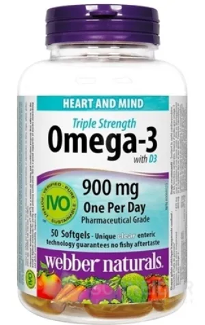 Webber Naturals Omega-3 + D3