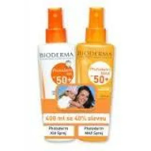 Bioderma Photoderm KID SPF 50+ opaľovací sprej / Bioderma Photoderm MAX SPF 50+ opaľovací sprej