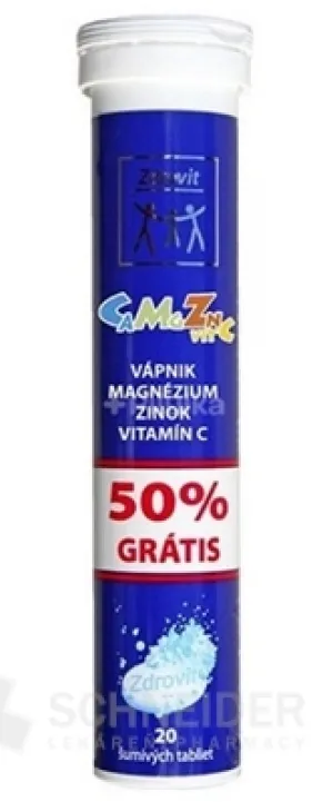 Zdrovit VÁPNIK HORČÍK ZINOK 50% navyše