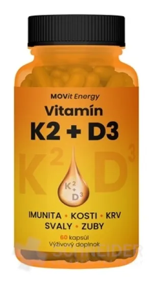 MOVit Vitamín K2 120 μg + D3 1000 I.U. (25 μg)