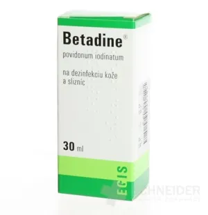 Betadine dezinfekčný roztok 100 mg/ml