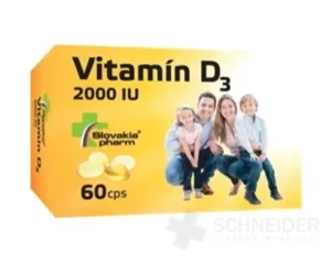 Slovakiapharm Vitamín D3 2000 IU