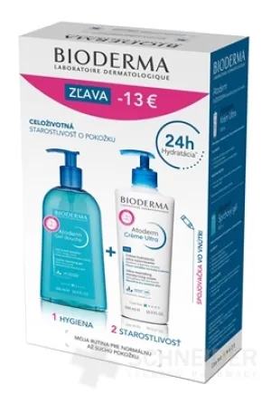 BIODERMA Atoderm BALÍK Krém Ultra + Sprchový gel