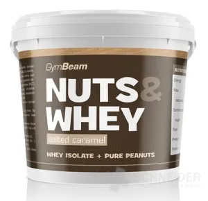GymBeam Proteínové arašidové maslo Nuts & Whey