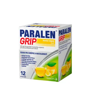 PARALEN GRIP horúci nápoj citrón 650 mg/10 mg