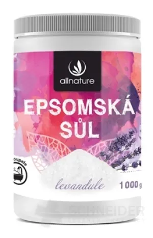 Allnature Epsomská soľ Levanduľa