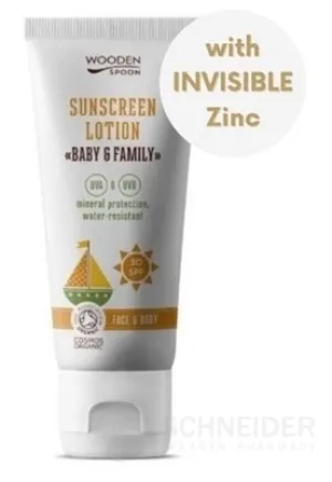 WoodenSpoon Opaľovacie mlieko Baby & Family SPF 30