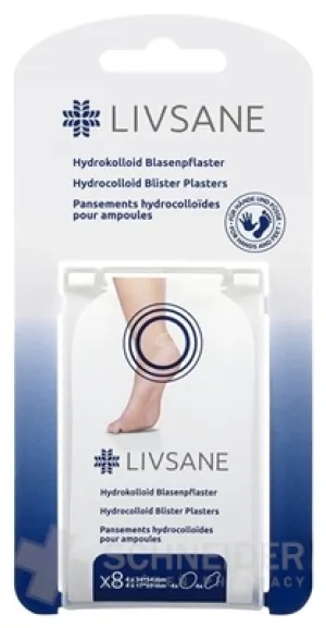 LIVSANE Hydrokoloidné náplasti na pľuzgiere