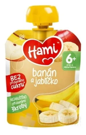 Hami ovocná kapsička Banán a jabĺčko