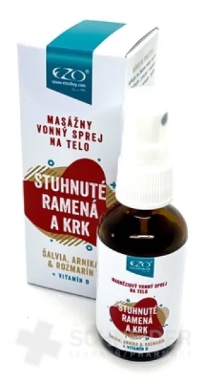 EZO MASÁŽNY SPREJ - Stuhnuté ramená a krk