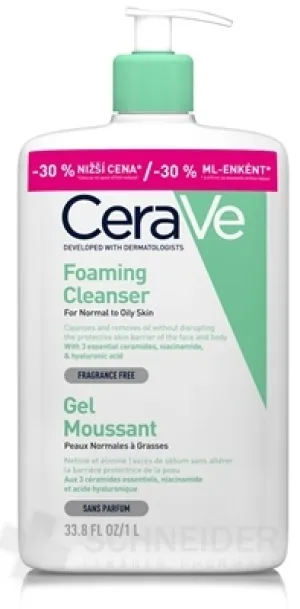 CeraVe ČISTIACI PENIVÝ GÉL PROMO