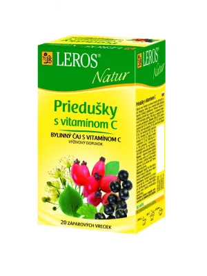LEROS Natur  Priedušky s vitamínom C 20x1.5g