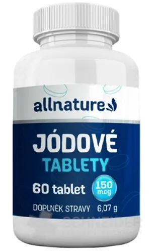 Allnature JÓDOVÉ TABLETY