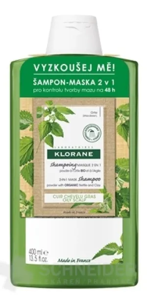 KLORANE SHAMPOOING à l'Ortie BIO Akcia
