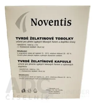 Noventis želatínové kapsuly veľkosť 1 Fagron