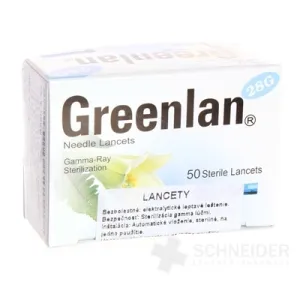 GLUKOMETER GREENLAN LANCETY