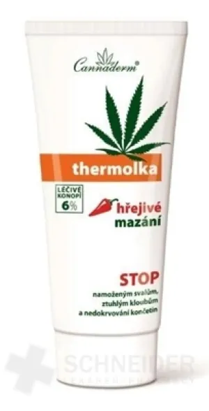 Cannaderm Thermolka - hrejivé mazanie na svaly a kĺby 200 ml