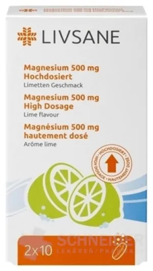 LIVSANE Magnézium 500 mg