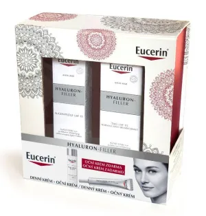 Eucerin Hyaluron-Filler denný krém na normálnu/zmiešanú pleť 50ml + očný krém 15ml