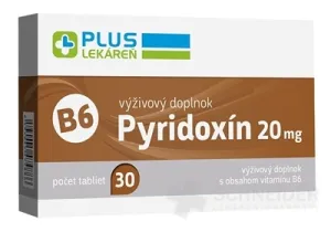PLUS LEKÁREŇ Pyridoxín 20 mg (vitamín B6)