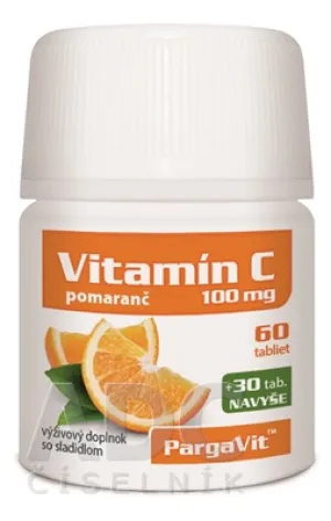 PargaVit VITAMÍN C Pomaranč